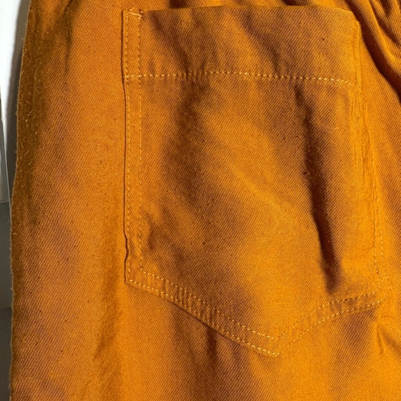 Madewell Women’s Dunaway Paperbag Pants w Tie Waist Golden Pecan Size Medium - Picture 9 of 10